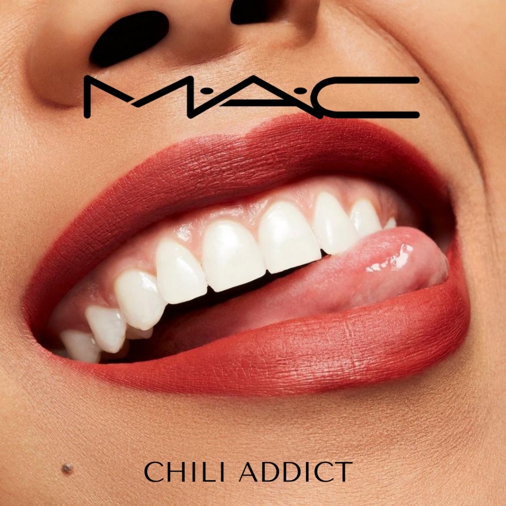 New!! 💄 MAC - Retro Matte Liquid Lip Color 0.17 OZ - CHILI ADDICT 135 - Picture 2 of 3